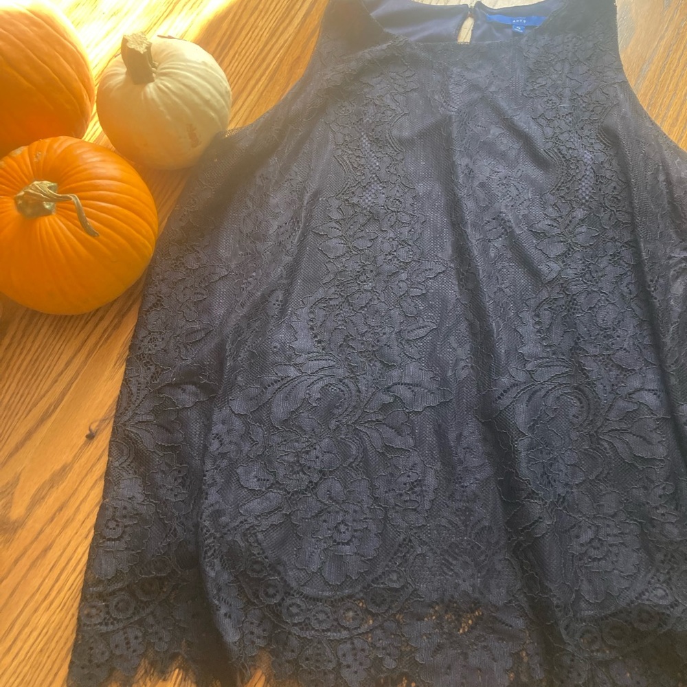Women’s XL Apt 9 navy fairy/hobo style tank